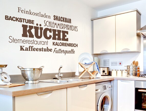 Wall Tattoo Kitchen Words Around Cooking Decree Living Room Dining Room Dining Table Kitchenette Wall Sticker