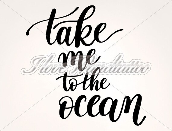 Wandtattoo Spruch Englisch Take Me To Ocean Maritime Deko Meer Wandsticker