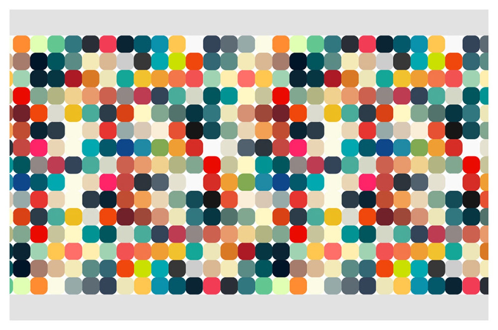 Border nursery dots colorful baby room border nursery Etsy