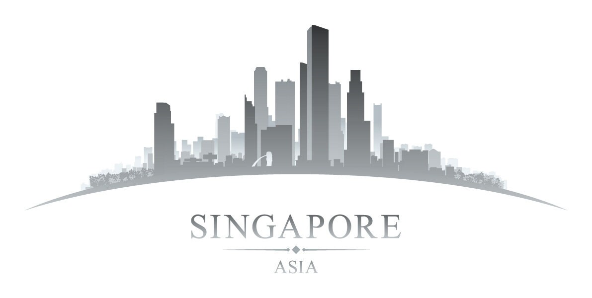 Wall Decal Skyline Singapore Silhouette Wall Decal Singapore Etsy