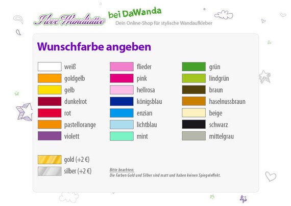 Wall Tattoo Nursery With Wish Name Set 7 Wall Sticker Etsy