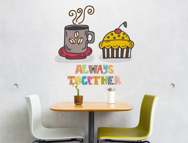 Wandtattoo Küche Kaffee und Muffin\'\' Wohnraum | Etsy Wandtattoo Küche Kaffee und Muffin\'\' Wohnraum | Etsy