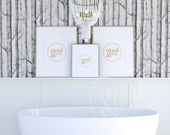 Picture Frame Mockups Bathroom Frame Mockupgold Mockup Frame