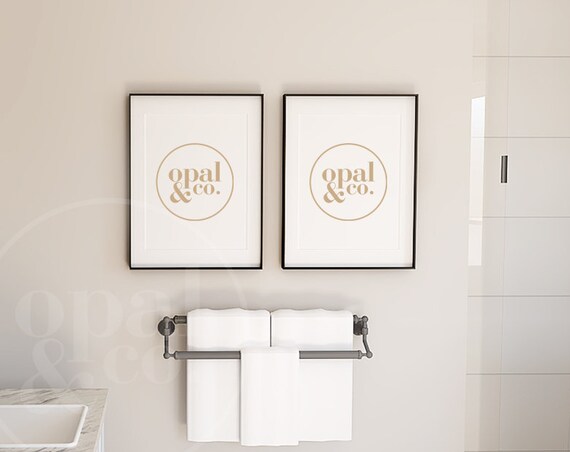 Download Picture Frame Mockups Bathroom Frame Mockup Black Frame Free Invitation Mockup Template Psd