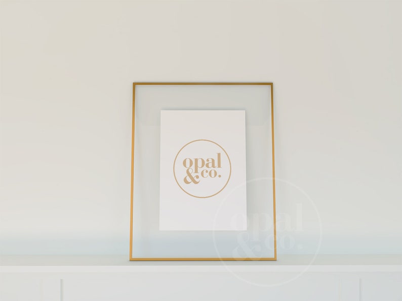 Gold Mockup Framepicture Frame Mockup Mockups White Mockup Etsy