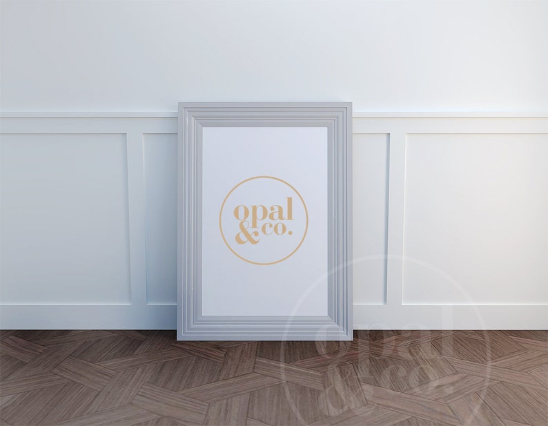 Picture Frame Mockup Grey Mockup Frame Customizable Mockup Etsy