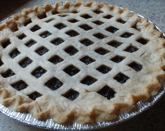 Handmade Pear Mincemeat Pie, Old Fashioned, Lattice Top Pie, Mennonite Cooking, Amish Cooking, Mail Order Pie