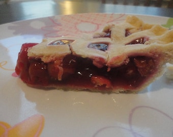 Homemade Strawberry Pie, Old Fashioned,  Lattice Top Pie, Mennonite Cooking, Amish Cooking, Mail Order Pie