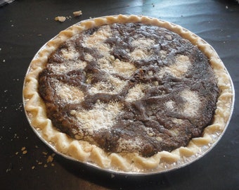 Homemade Shoofly Pie, Old Fashioned,  Mennonite Cooking, Amish Cooking, Mail Order Pie