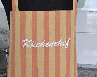 Apron XXL ochre-yellow chef