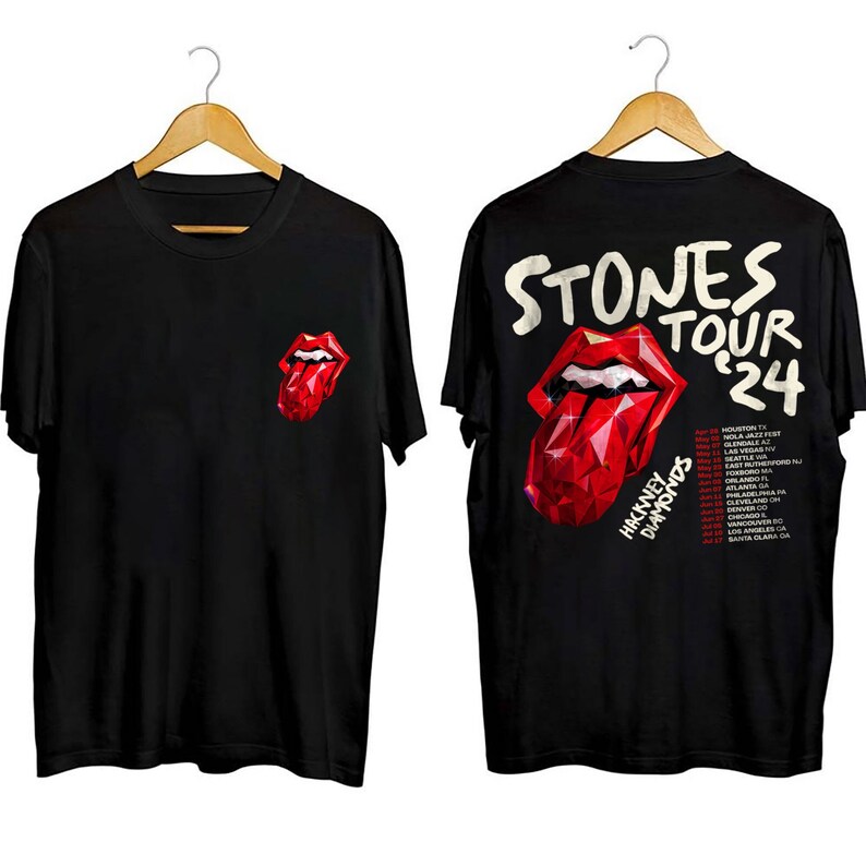 The Rolling Stones Hackney Diamonds Tour 2024 Schedule List PNG