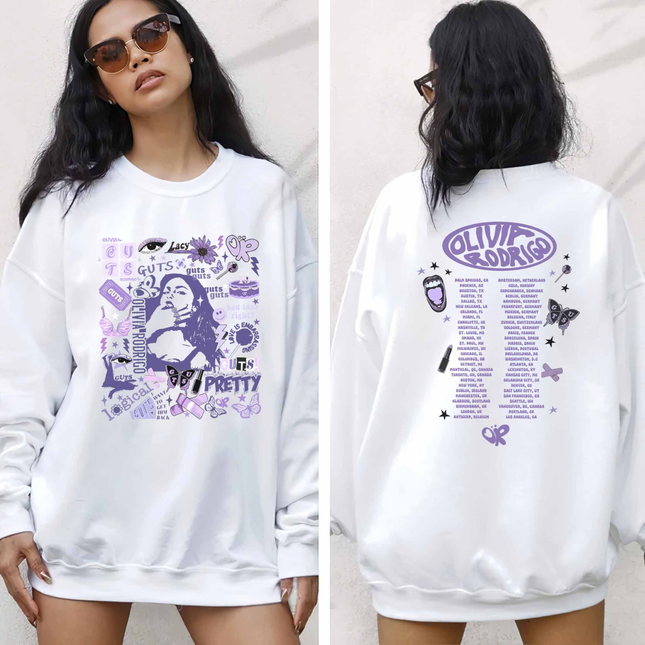 Olivia Rodrigo Guts PNG, Olivia Rodrigo Guts Merch, Guts Tour 2024 Png, GUTS World Tour 2024 Png