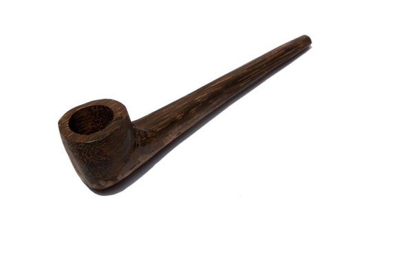 UNIQUE RARE tobacco pipe from amazon shaman tribe handcarved NOYARAO peru