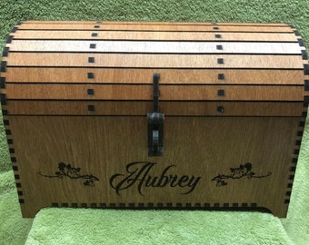 Wood Treasure Box Etsy