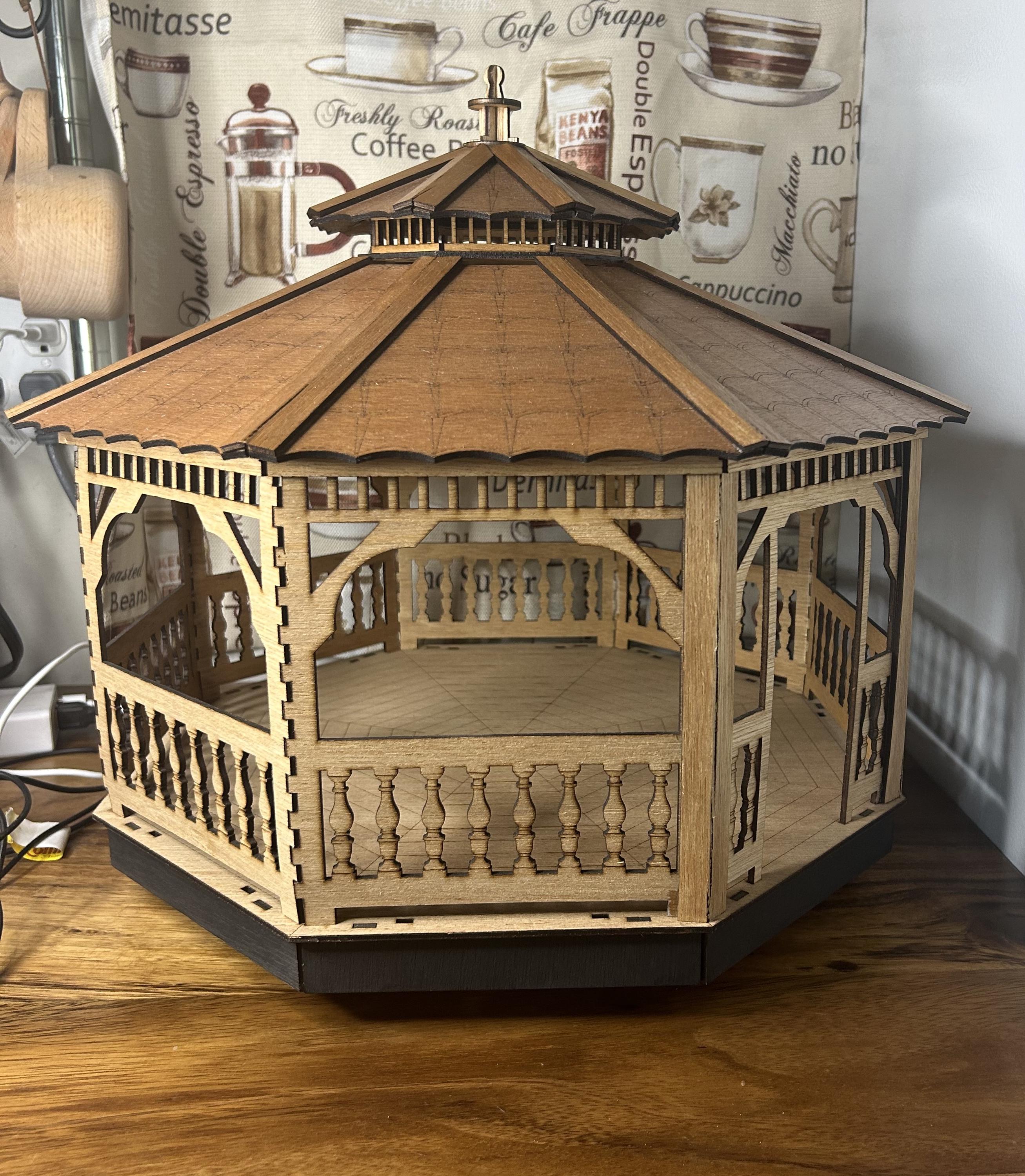 Miniature Gazebo - Indoor Garden Decor-handmade Wood Wedding Ideals - Etsy
