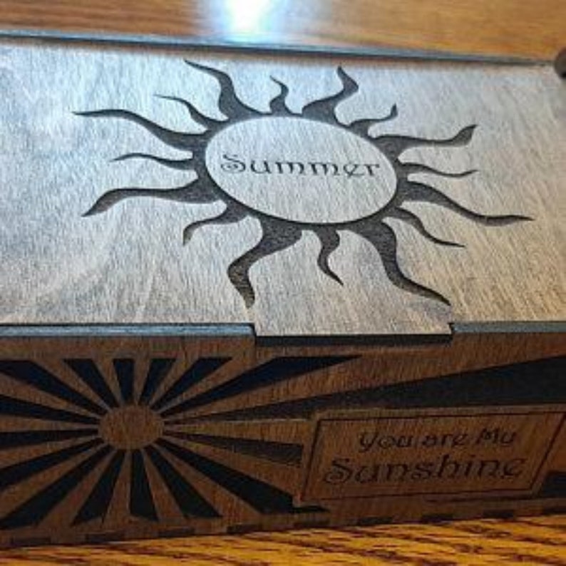 Wind Up Music Box Plays The Tune You Are My Sunshine Etsy