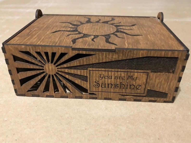 Wind Up Music Box Plays The Tune You Are My Sunshine Etsy