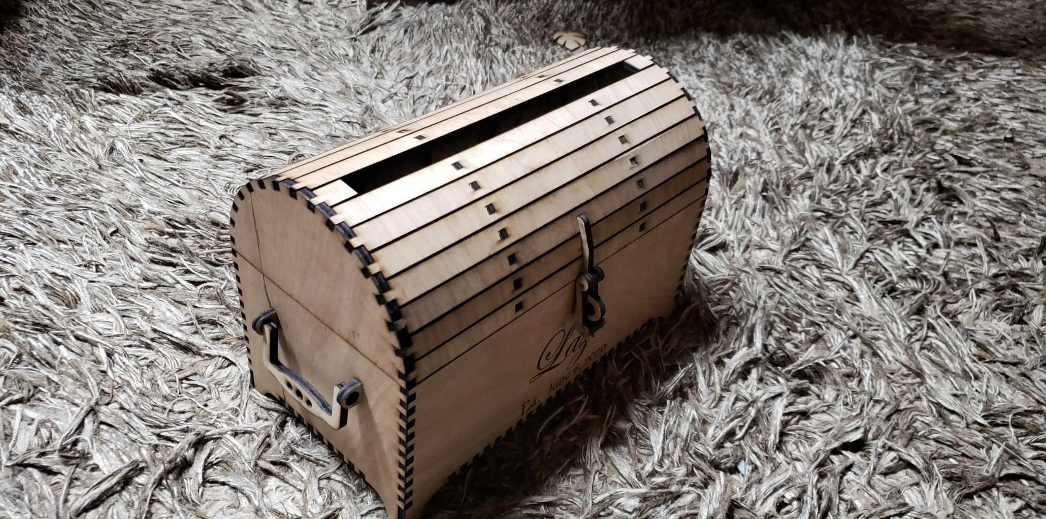 Wedding Card Box Wedding Shower Treasure Chest Envelope Box Etsy