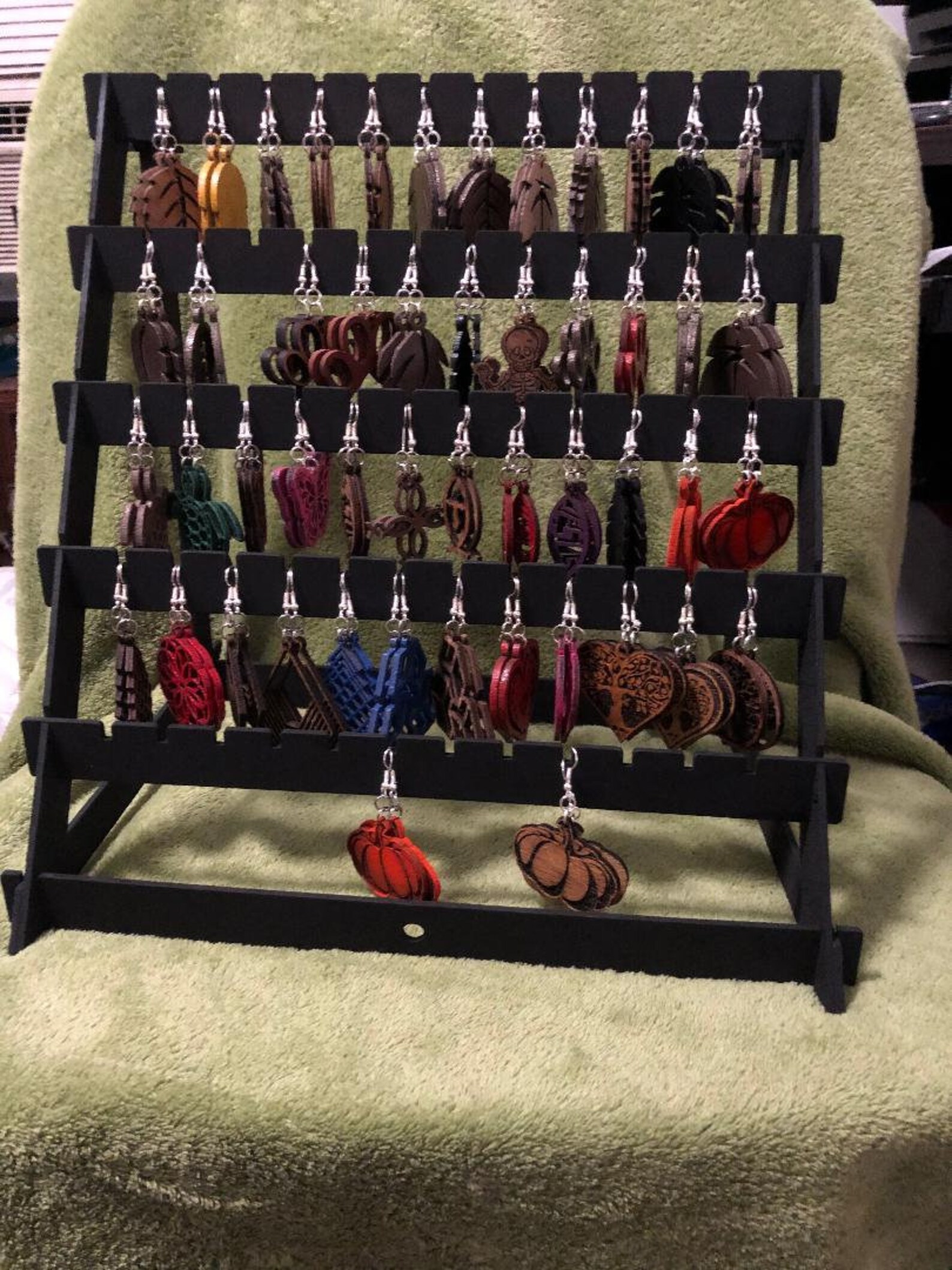Laser Cut Wooden Earring Stand/Display Case Kit Earring Etsy