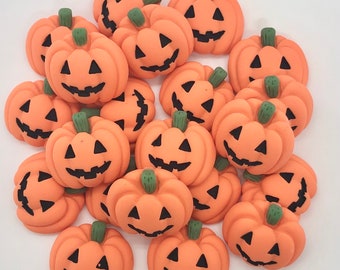 Pumpkin Cabochons for Halloween tired tray ideas for kitchen décor for Livingroom or dining room Halloween trick or treat jack o lantern