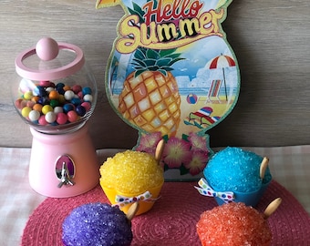 Fake Shaved Ice Cups, Summer gift ideas, Faux Ice cups , Artificial Shaved Ice Decor, Fake Sweets, Fake Food, Photo Props