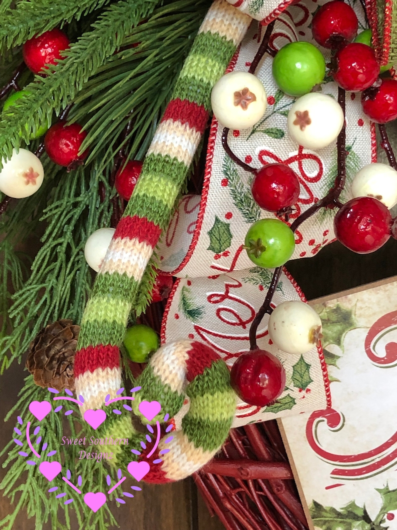 Christmas Wreath Merry Christmas Wreath Christmas Decor Etsy Christmas Wreath Merry Christmas Wreath Christmas Decor Etsy