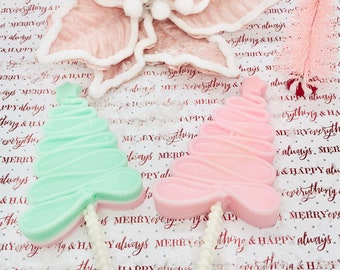 Fake Ribbon Candy Christmas Tree, Holiday Decor