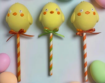 Easter Duck Cakesicle – Faux Spring Decor – Fake Food Prop Display