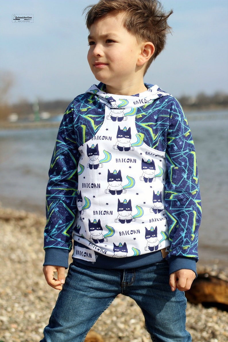 Ebook Casual Sweater Midi Pullover für Kinder Nähanleitung Schnittmuster Sewing Pattern Bild 7