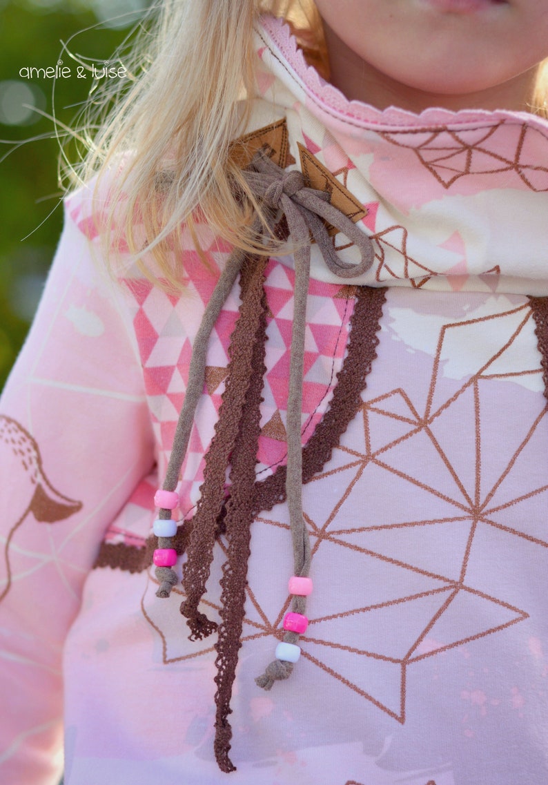 Ebook Casual Sweater Midi Pullover für Kinder Nähanleitung Schnittmuster Sewing Pattern Bild 2