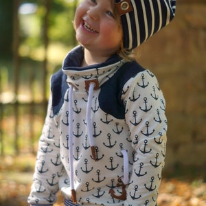 Ebook Casual Sweater Midi Pullover für Kinder Nähanleitung Schnittmuster Sewing Pattern Bild 8