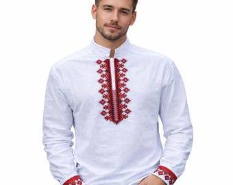 Unique, Bulgarian, Bulgaria, stylish, modern, folklore, ethno style men, man, white, shirt, shirts