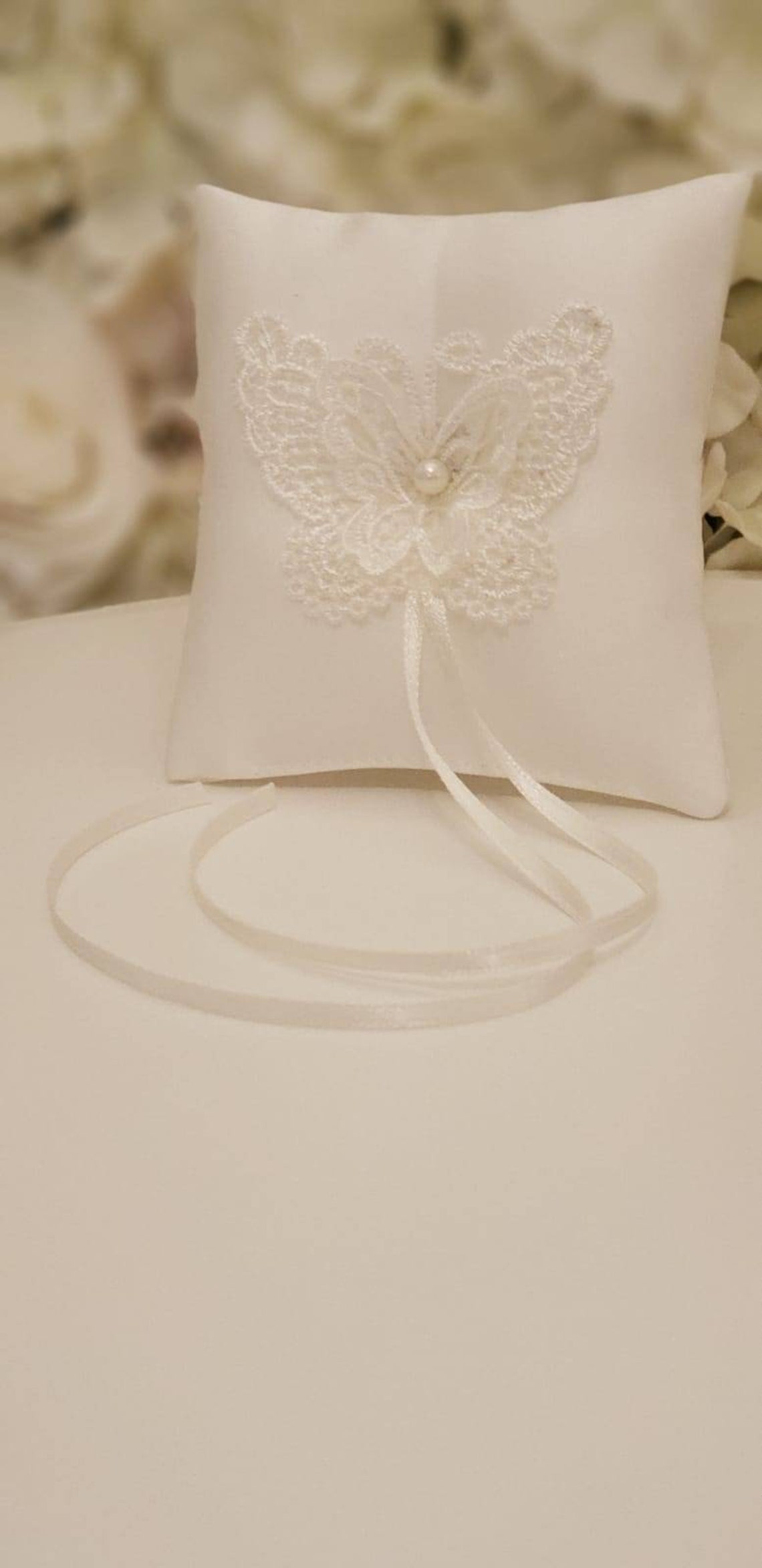 Wedding ring cushion Etsy