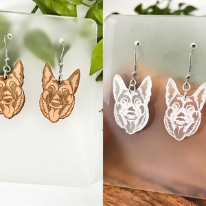 24 Different Dog Breeds Earrings Digital File SVG, Ai, dxf
