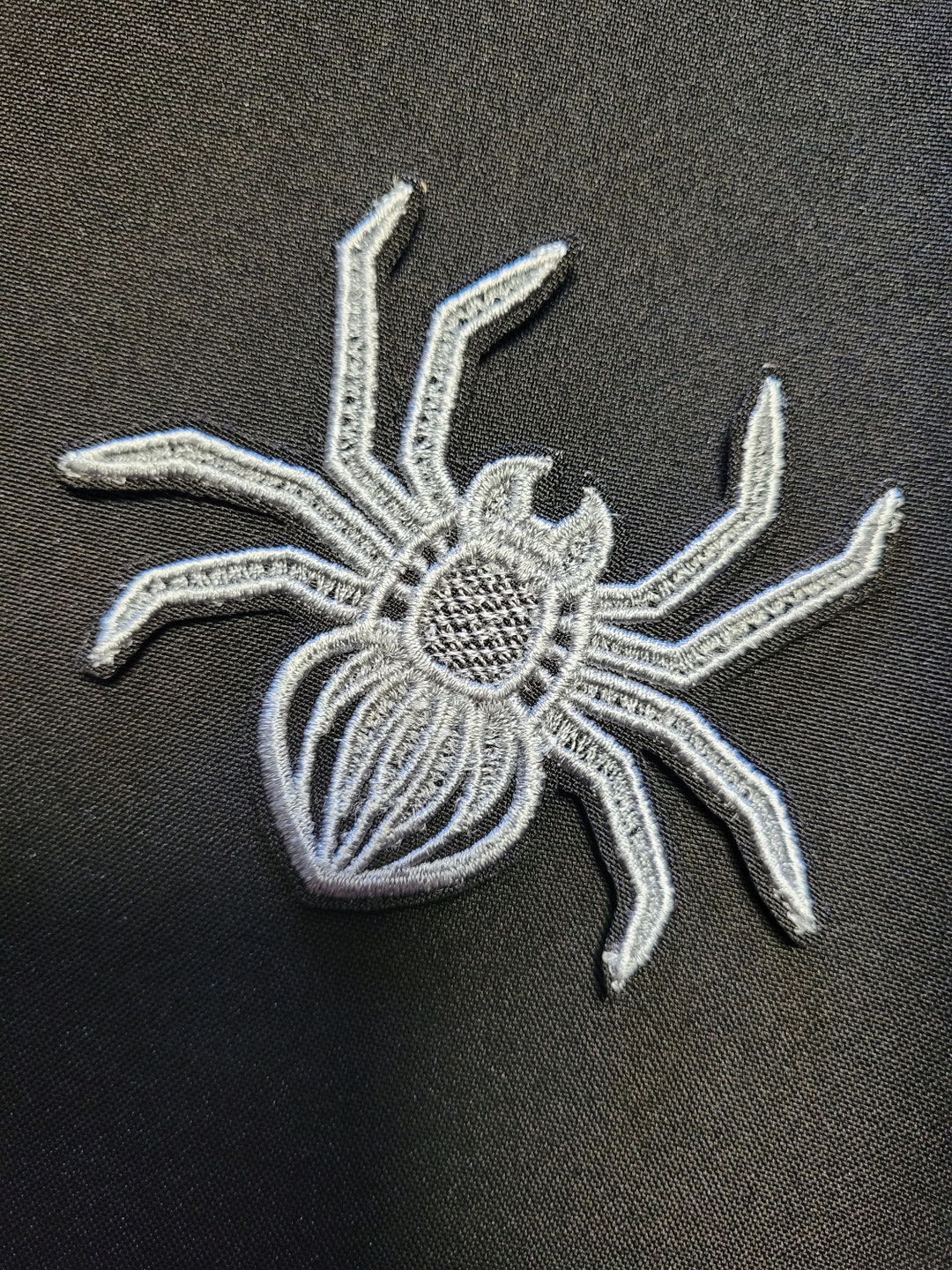 Spider Jacket Patch Spider Iron on Patch, Spider, Gothic, Skull, Jacket Patch, Bag ...
