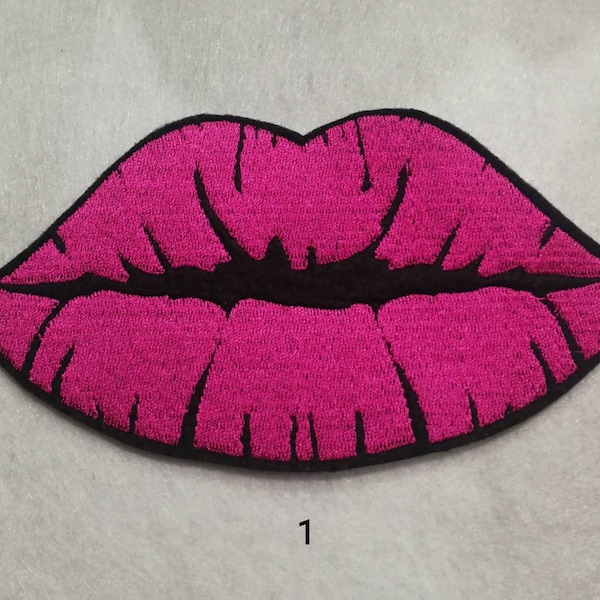 Lips Patch Etsy