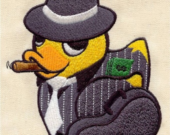 Large or Small Rubber Duck iron on/ sew on patch, Gangster, emo, flapper, super, zombie, Hipster, ninja, nurse, crafty, robot,