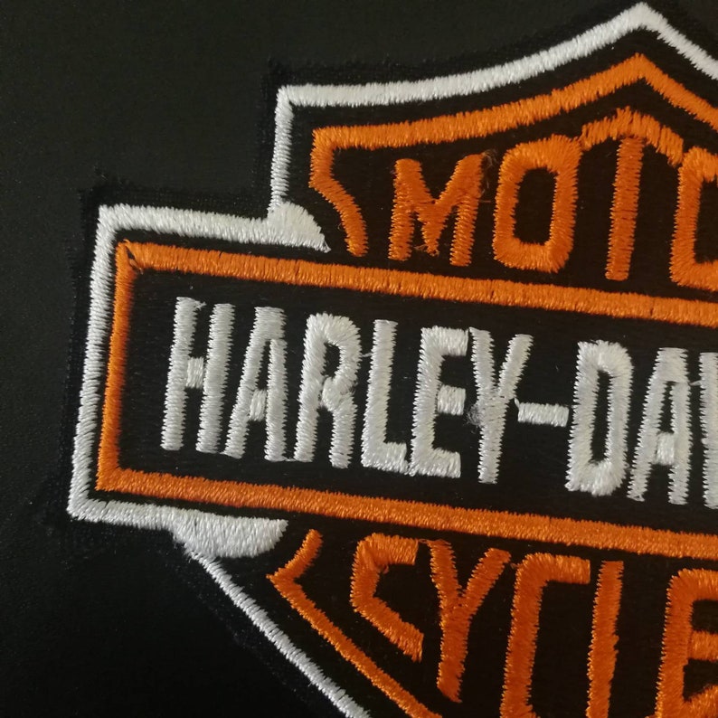 harley iron on patches