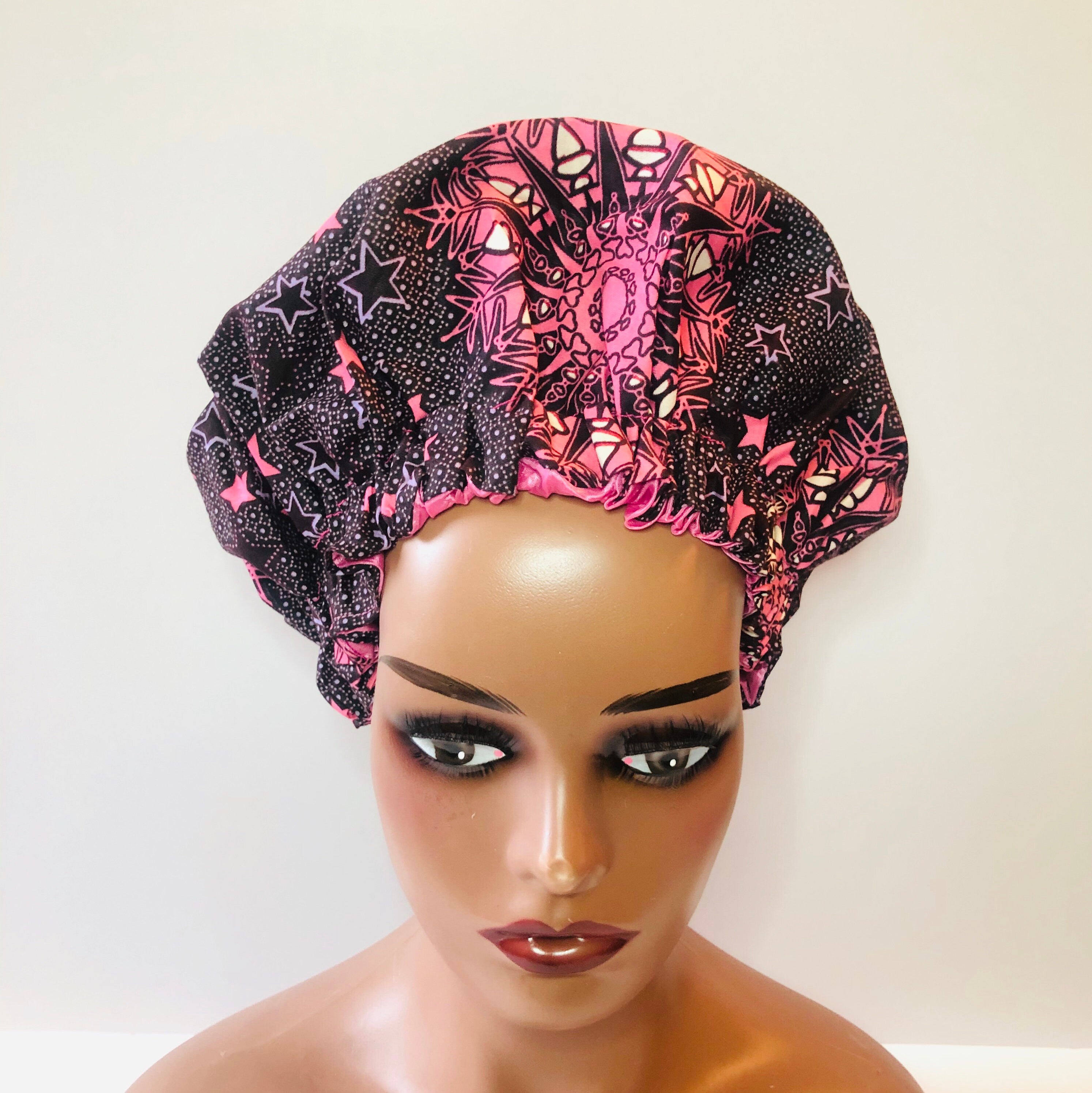 Hair for Black Woman Satin Sleep Cap Ankara Etsy UK
