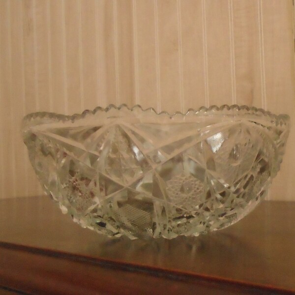 Cut Glass Bowls Etsy