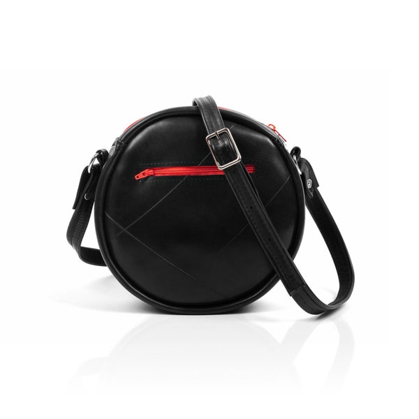 Women's Bag- Round Bag - Bandolera redonda - recycled