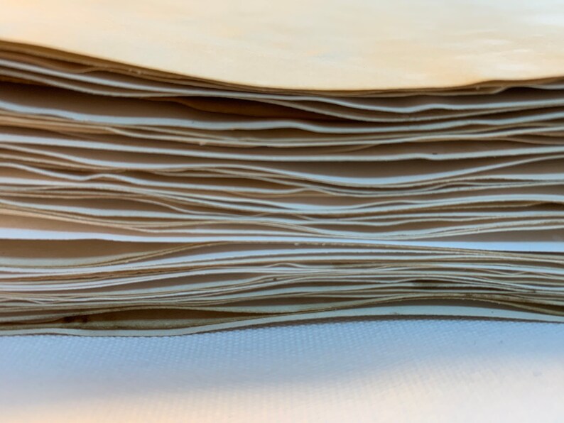 Coffee Dyed Paper Paper for Junk Journals, Junk Journal Ephemera