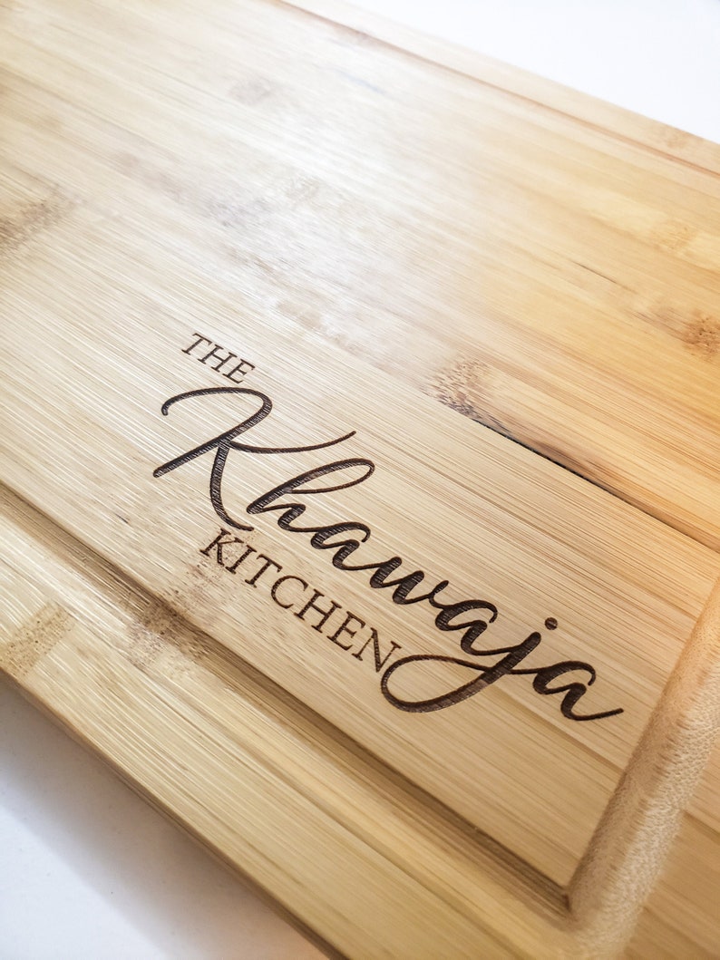Personalized Engraved Cutting Board Laser Engraved Bamboo. Etsy