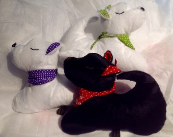 Westie Pillow Decorative Stuffed Animal