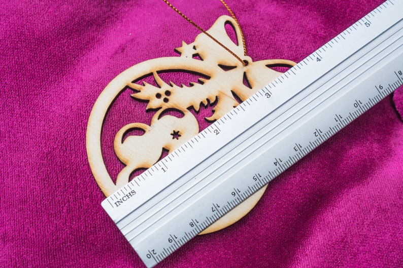Personalized Decoration Ball 3.75 \u2022 Wooden Custom Christmas Ornament \u2022 Wood Merry Xmas Ornaments \u2022 Woody Tree Decor Gift \u2022 Holiday Balls \u2022