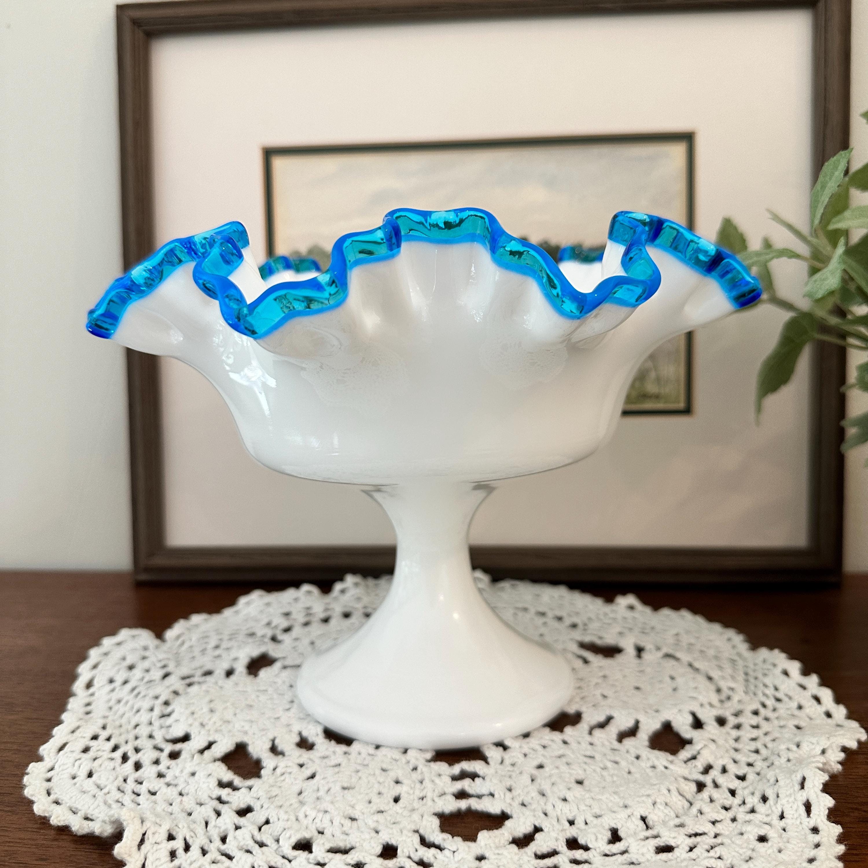 Fenton Blue Crest - Etsy