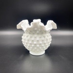 フェントン蓋付きミルクガラス フェントンホブネイルガラス - Etsy 日本