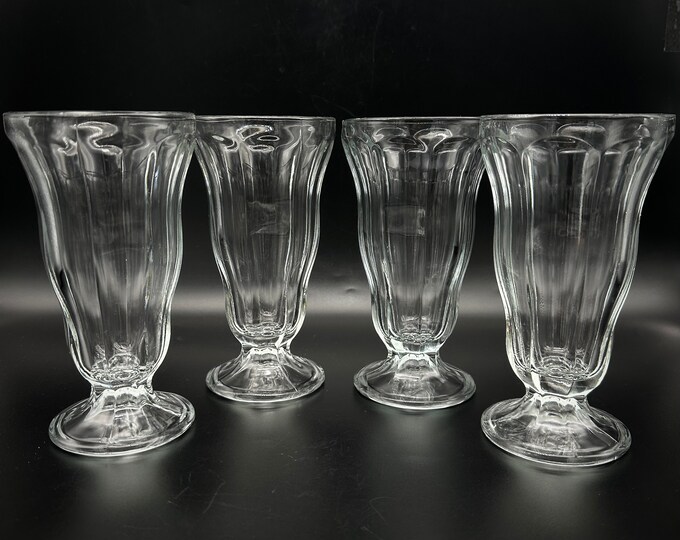 Anchor Hocking, Old Fashioned, Soda Fountain Glasses, Malt Glasses