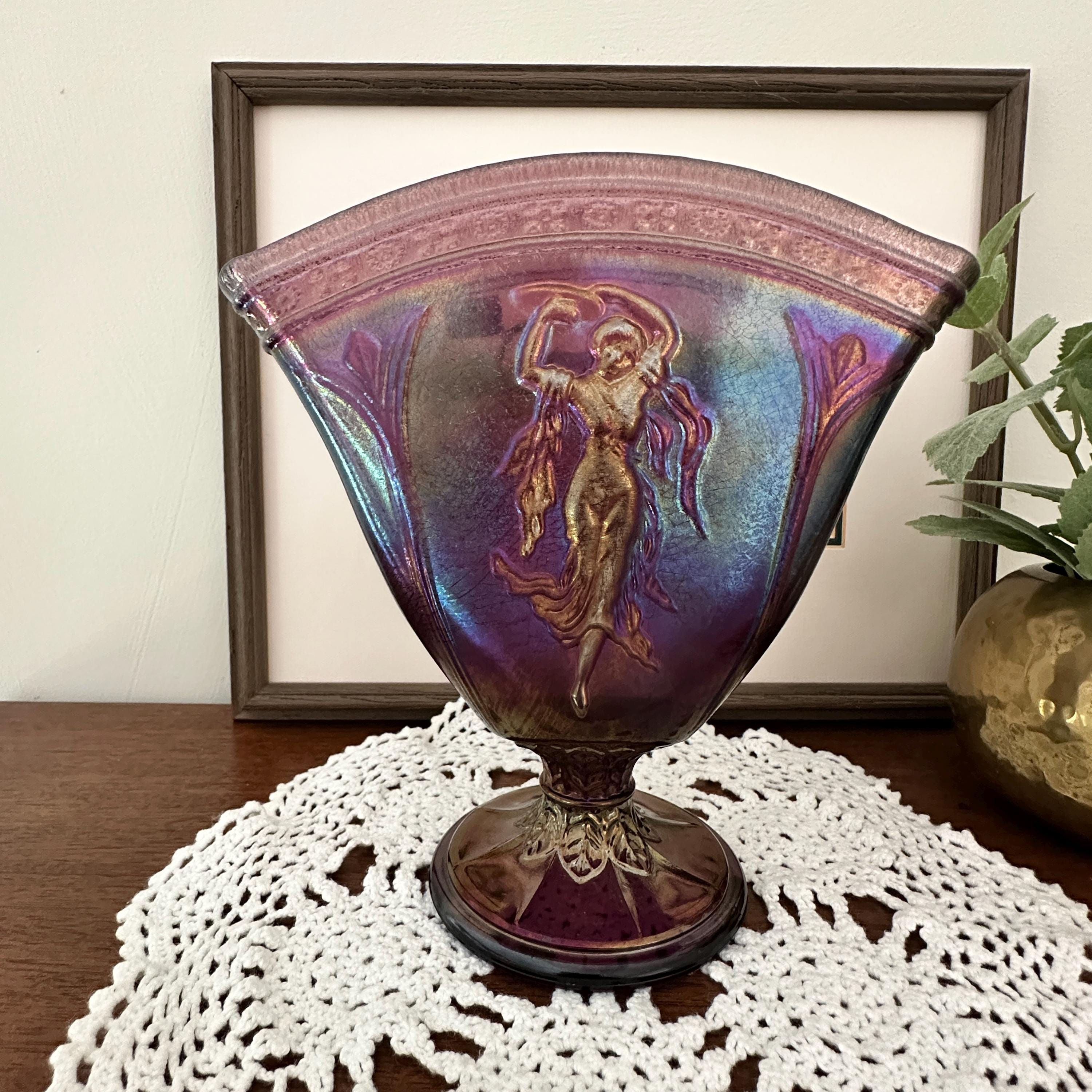 Carnival Glass Lady - Etsy