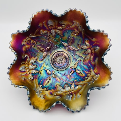 フェントン ピーチブロウ ホブネイル ハリケーンランプ：ヴィンテージ